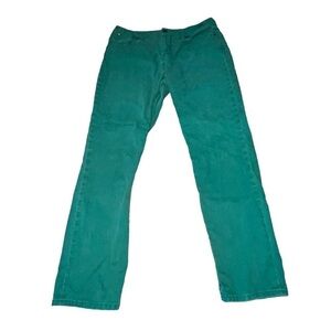 Women's Heritage Slim Ankle Green Jeans